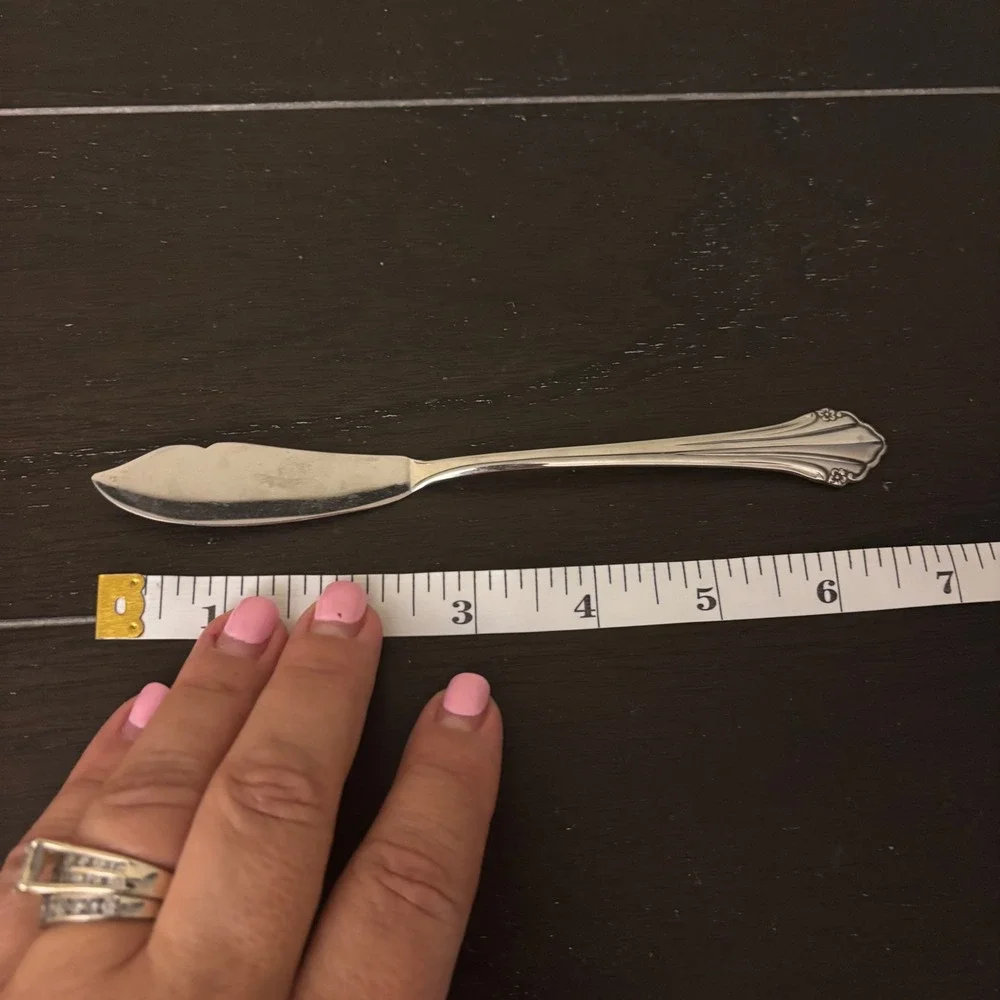 Oneida 1881 Rogers Stainless | Bittersweet Repose | Butter Knife | Floral 6.75